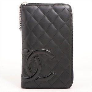 CHANEL Black Quilted Wallet